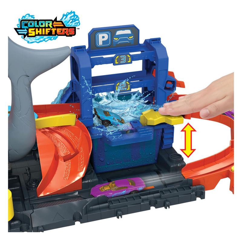ギャラリービューアに画像をロードする, Hot wheels city ultra shark car wash
