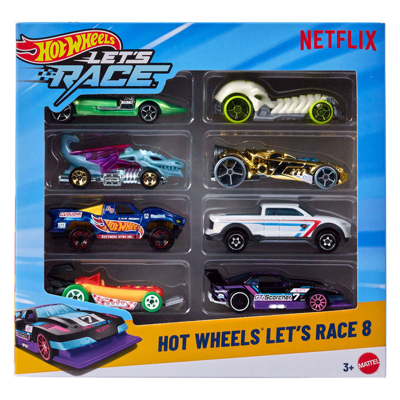 Afbeelding laden in galerijviewer, Hot wheels let's race 8-pack - uit de netflix serie
