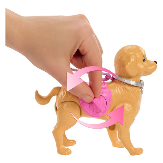Barbie set en haar puppy