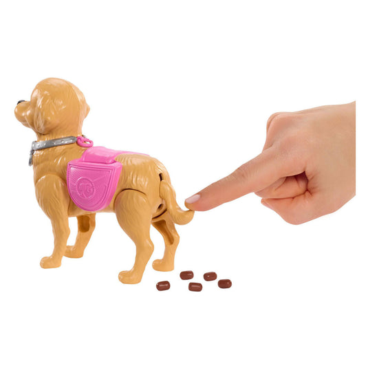 Barbie set en haar puppy
