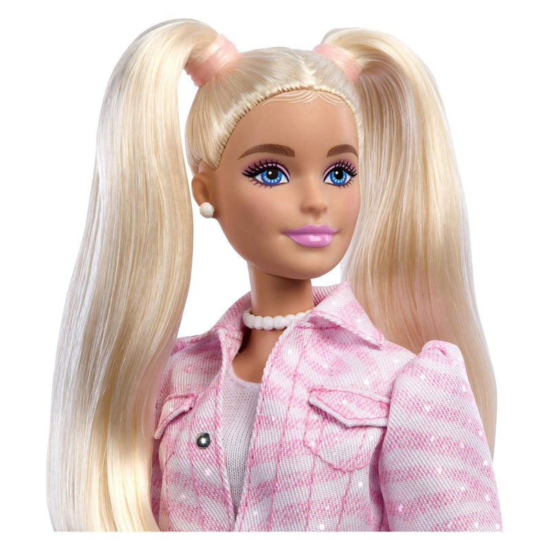 Afbeelding laden in galerijviewer, Barbie deluxe style pop - roze spijkerjasje
