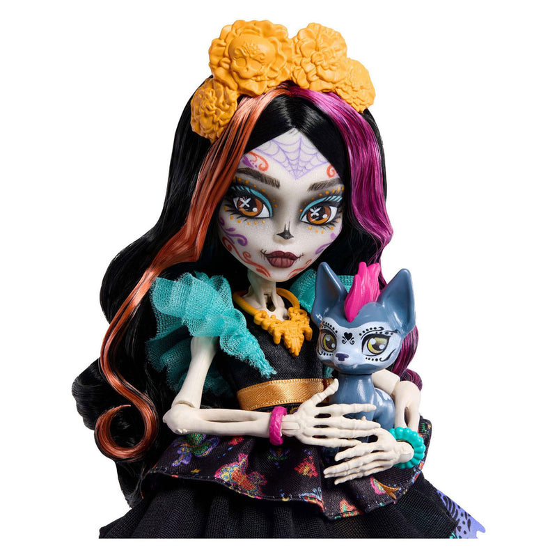 ギャラリービューアに画像をロードする, Monster high skelita calaveras - modepop met huisdier candelita
