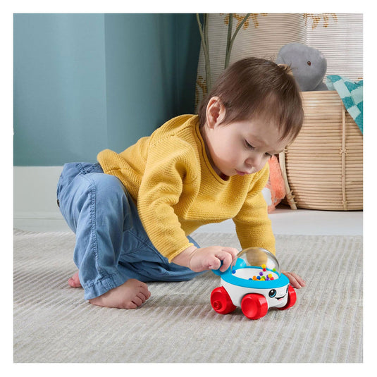 Fisher-price rijdende popcornmachine - duwvoertuig met geluid