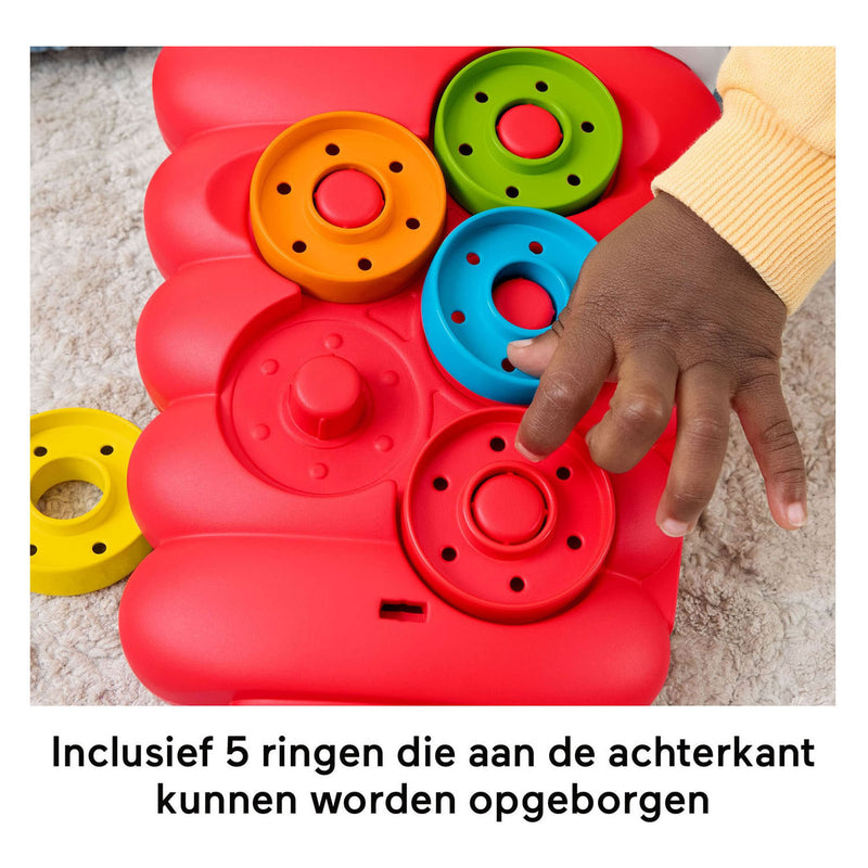 Afbeelding laden in galerijviewer, Fisher-price rollende ringen in wiebelende stapeltoren
