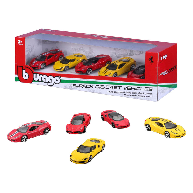 ギャラリービューアに画像をロードする, Burago ferrari die cast auto's 1:64 - 5st.
