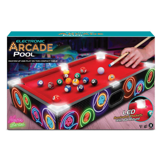 Rc aade pool tafelbiljart neon series - 52x32x10cm