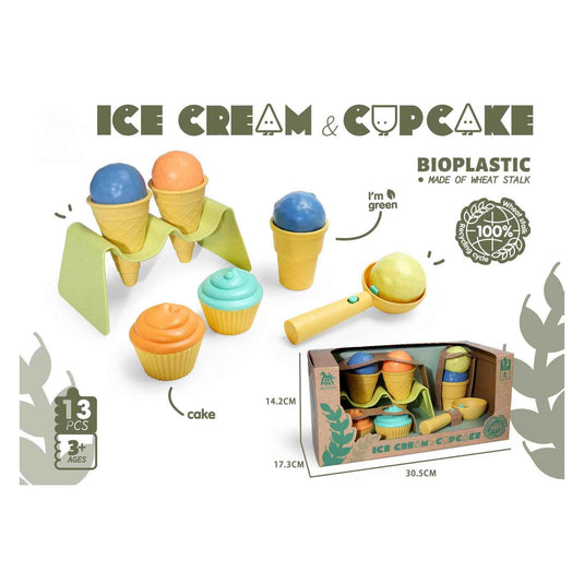 Bio ijsjes en cupcakes set - 13dlg.