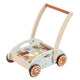 Abi loopwagen met speelblokken