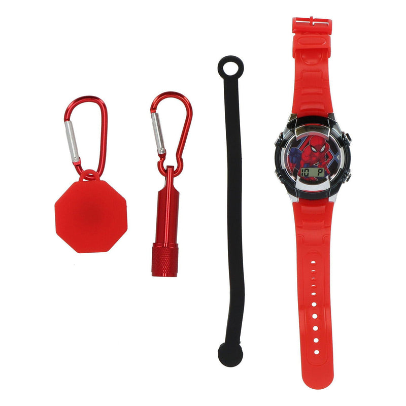 Cargue la imagen en el visor de la galería, Horloge cadeauset spiderman - 4dlg.
