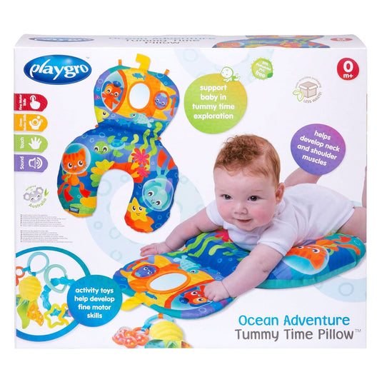 Ocean tummy time activiteitenkussen