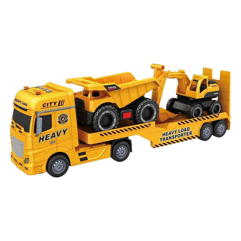 Chargez l'image dans la visionneuse de la galerie, Dieplader met dump truck en graafmachine - 54cm
