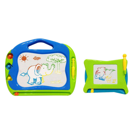 Magnetisch tekenbord 4 kleuren met reisversie