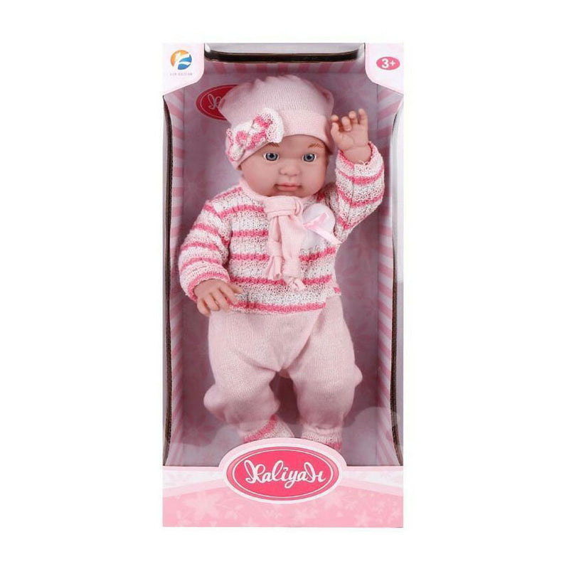 ギャラリービューアに画像をロードする, Baby met roze outfit en muts - 45cm
