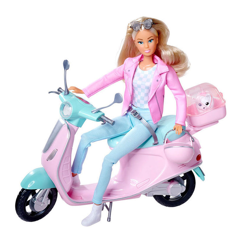 Afbeelding laden in galerijviewer, Simba steffi met scooter speelfiguur
