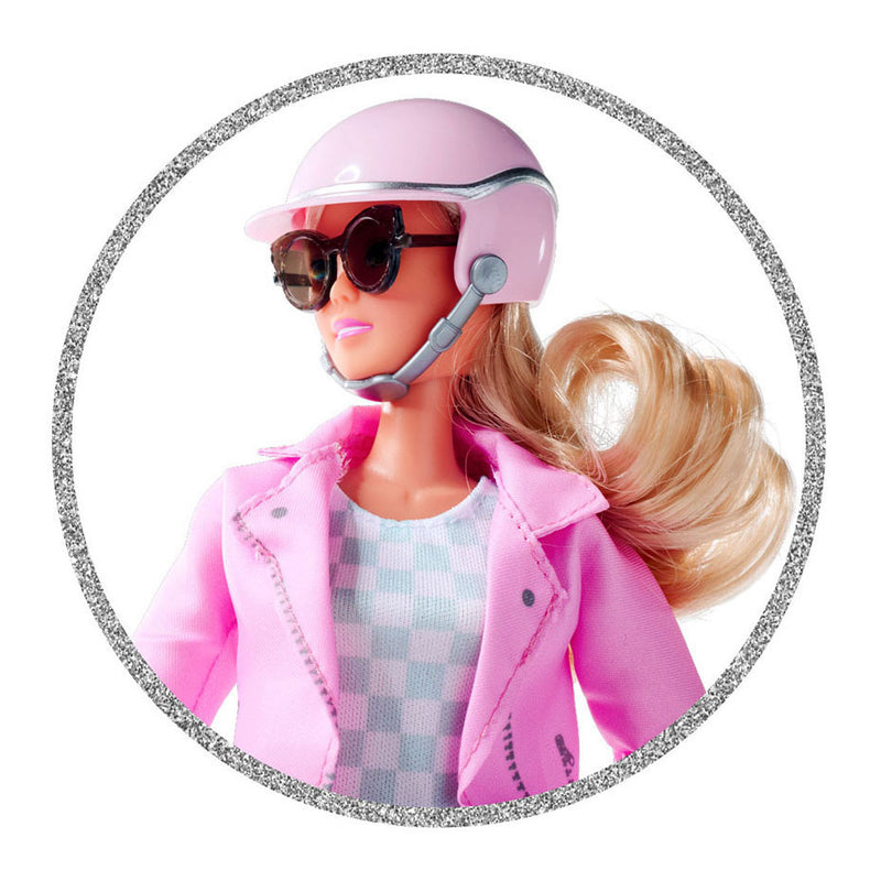 Afbeelding laden in galerijviewer, Simba steffi met scooter speelfiguur
