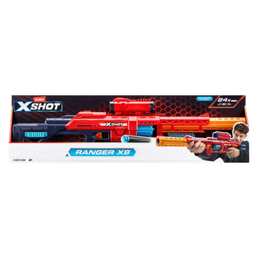 Xshot zuru x-shot excel red range x8 blaster met 24 pijlen