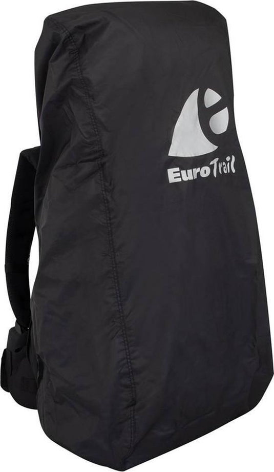Eurotrail regenhoes flightbag voor backpack - 55-80 liter - zwart