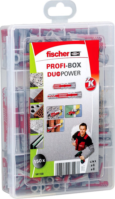 Fischer profi-box duopower pluggen kort en lang