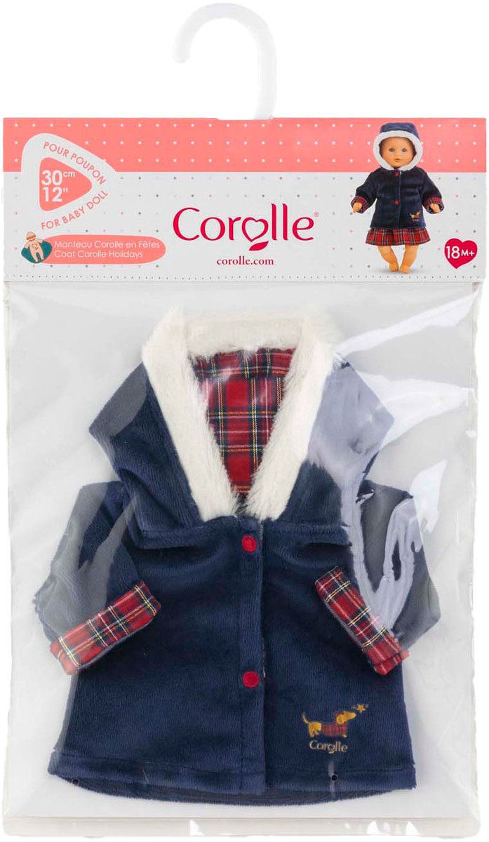 Laden Sie das Bild in Galerie -Viewer, Corolle babypop jas - holidays poppenkleding 30cm winterjas.
