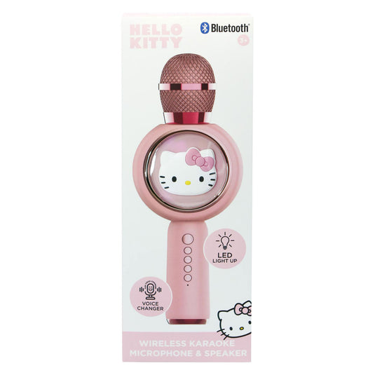 Otl technologies hello kitty bluetooth karaoke microfoon met ledverlichting