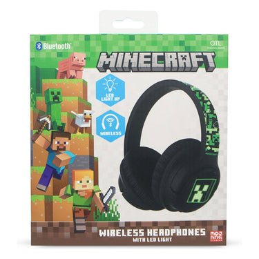 Minecraft bluetooth koptelefoon led light up