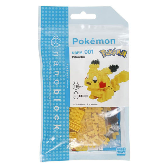 Bandai nanoblock bouwset pokémon pickachu - 130st.