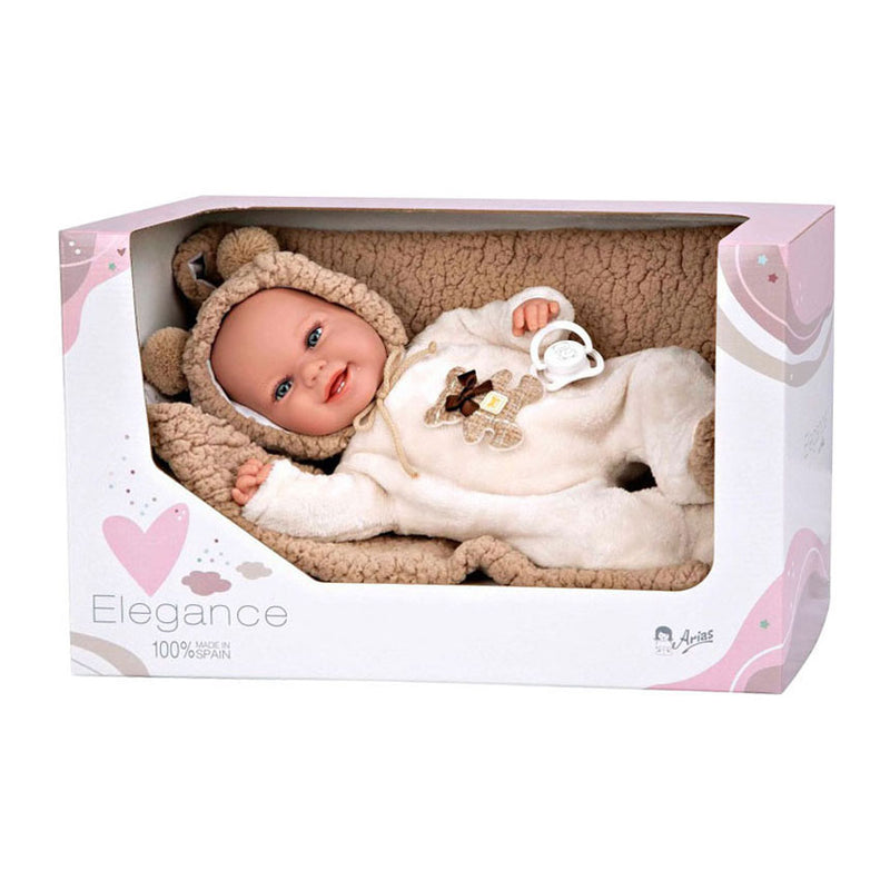 Chargez l'image dans la visionneuse de la galerie, Elegance babyto babypop beige berenpakje met dekentje - 35 cm

