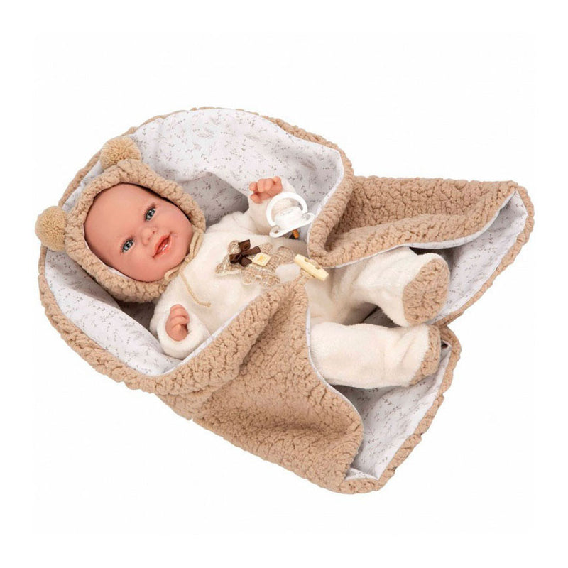 Chargez l'image dans la visionneuse de la galerie, Elegance babyto babypop beige berenpakje met dekentje - 35 cm

