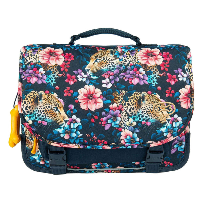 Afbeelding laden in galerijviewer, Stones and bones floral ambush indigo cedar schooltas
