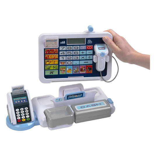 Klein toys - speelgoed kassa - incl. geluidseffecten, speelgoed munten, biljetten en credit card - meerkleurig