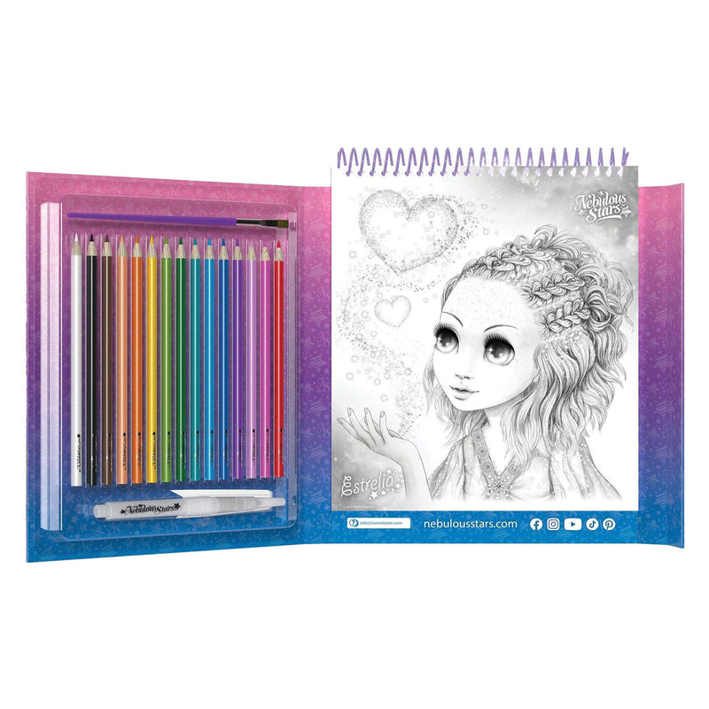 ギャラリービューアに画像をロードする, Nebulous stars aquarel set
