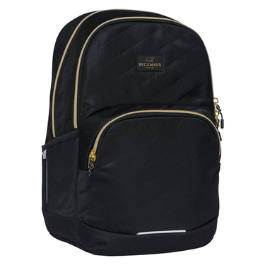 Beckmann sport junior 30l rugzak - zwart goud