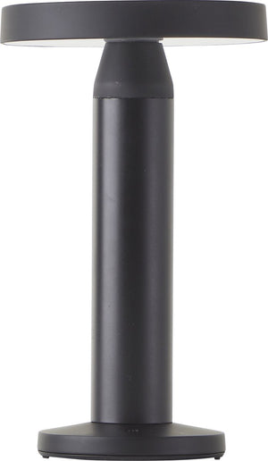 Brilliant magua - buiten tafellamp - led 2w - ø 22 cm - solar - 220 lm - 4000 k - dimbaar - ip44 - usb oplaadbaar - zwart