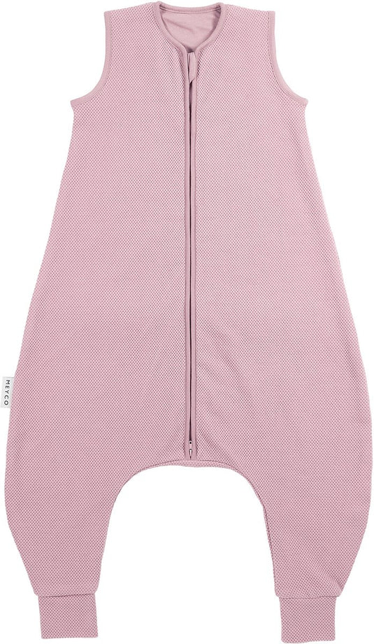Meyco baby studio collection classic slaapoverall jumper - purple pink - 92cm - 1.0 tog