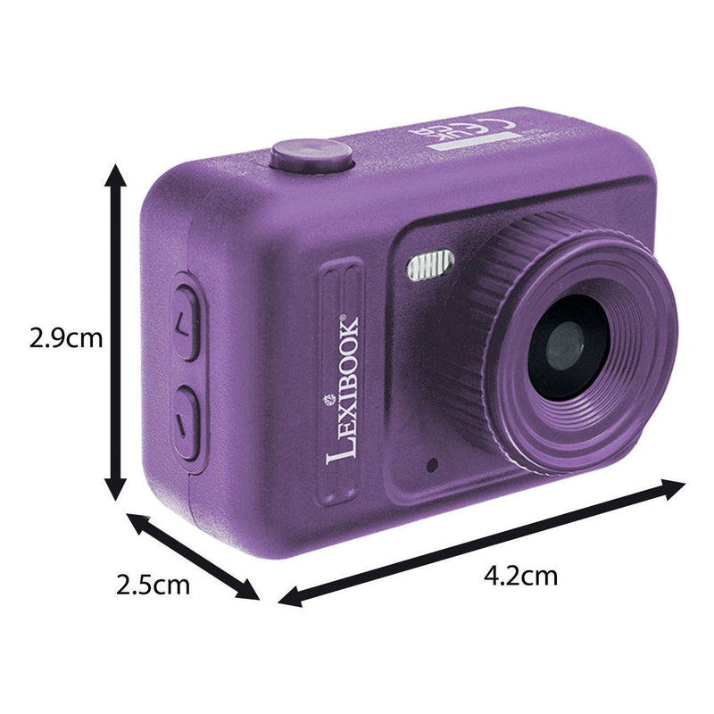 Afbeelding laden in galerijviewer, Mini digitale camera sleutelhanger paars
