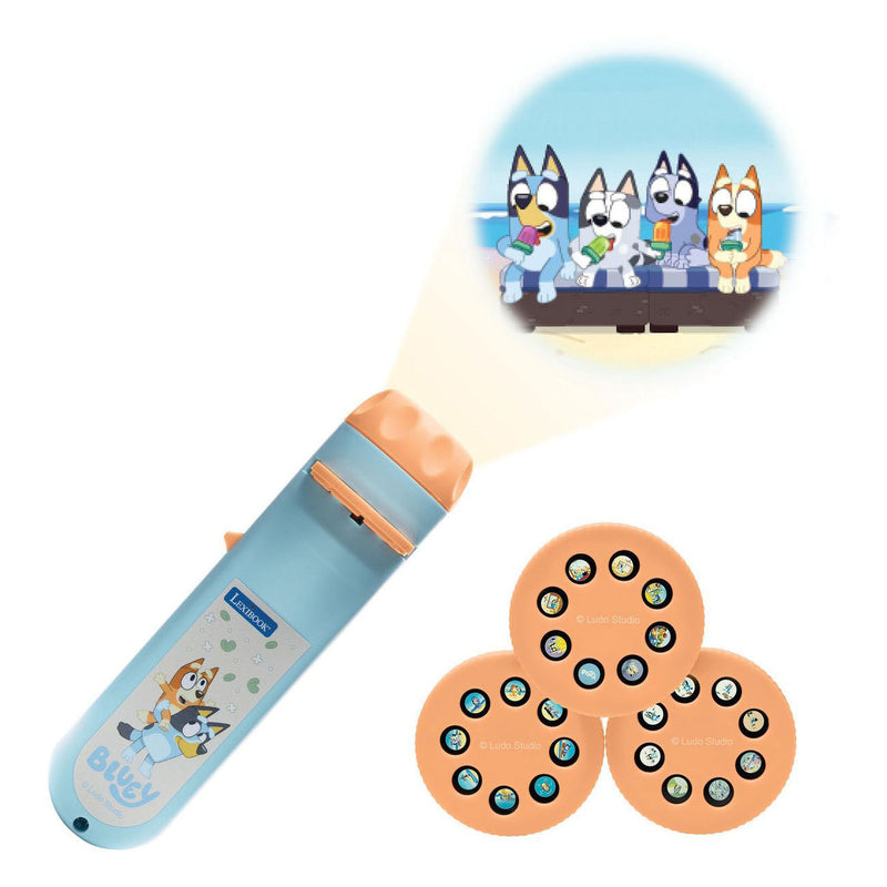 ギャラリービューアに画像をロードする, Bluey projectie-zaklamp met 24 plaatjes
