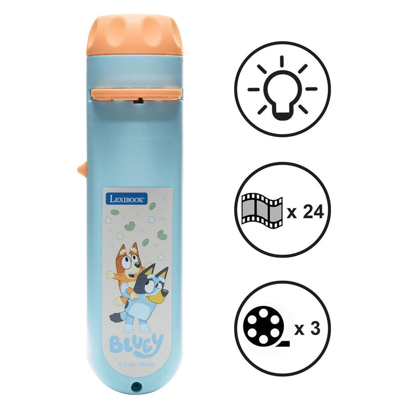 ギャラリービューアに画像をロードする, Bluey projectie-zaklamp met 24 plaatjes
