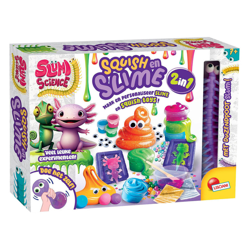 Cargue la imagen en el visor de la galería, Ty slumi science squish slime doe-het-zelf kit
