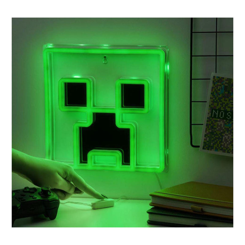 ギャラリービューアに画像をロードする, Minecraft creeper led neon wandlamp
