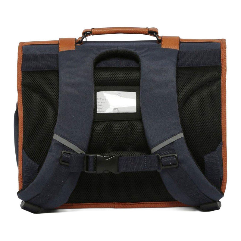 Afbeelding laden in galerijviewer, Caméléon schooltas mustard badges - 38cm
