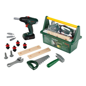 Bosch gereedschapskist met boormachine - 16dlg.