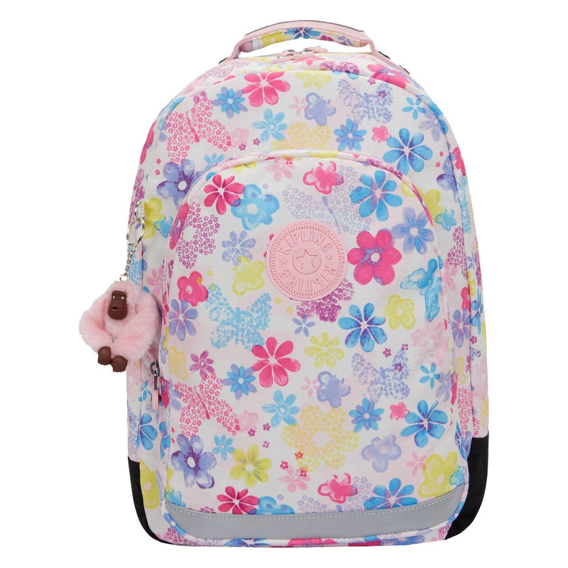 Afbeelding laden in galerijviewer, Kipling class room rugzak - flower stamp
