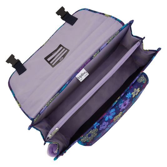 Kipling preppy rugzak - dark flower stamp