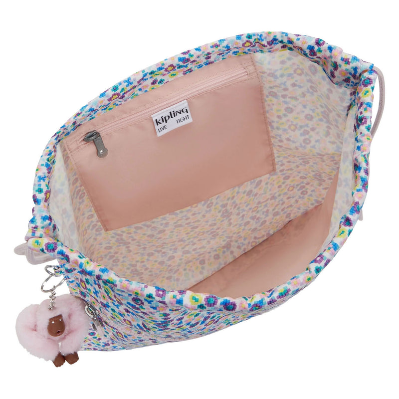 Chargez l'image dans la visionneuse de la galerie, Kipling supertaboo gymtas - digi flower print
