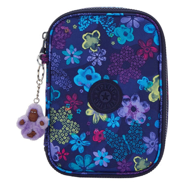Kipling 100 pens etui - dark flower stamp