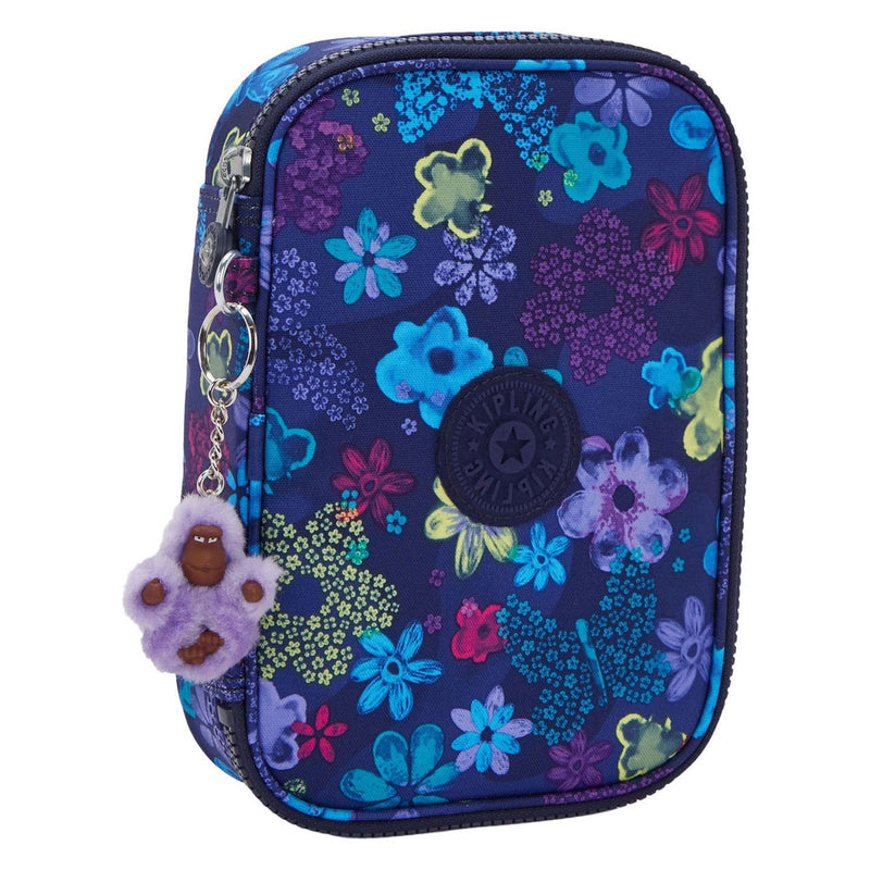ギャラリービューアに画像をロードする, Kipling 100 pens etui - dark flower stamp
