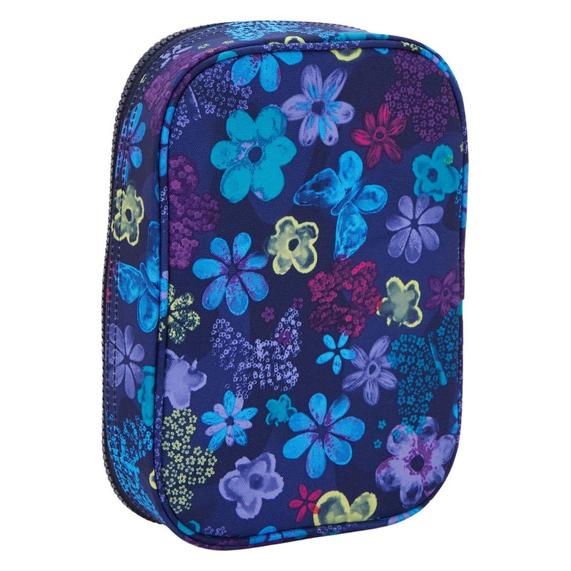 ギャラリービューアに画像をロードする, Kipling 100 pens etui - dark flower stamp
