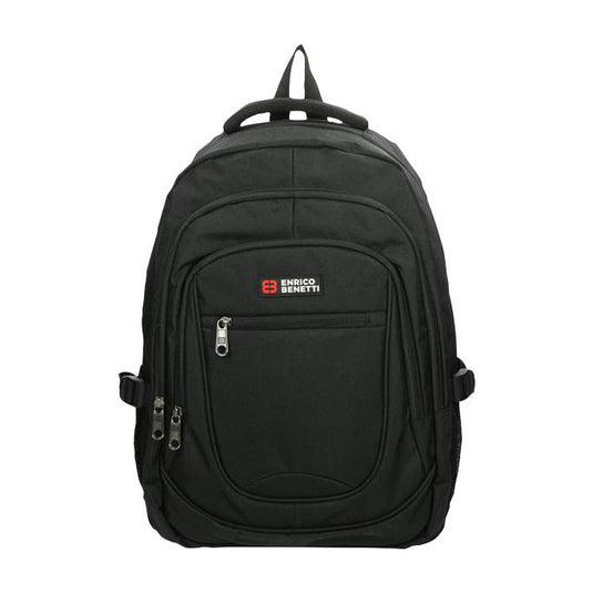 Enrico benetti rugzak hamburg zwart - laptop 17 inch