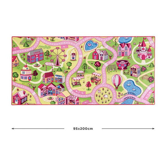Speelkleed verkeer kermis - 95x200cm