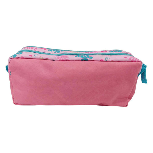 Stitch love etui met 2 compartimenten